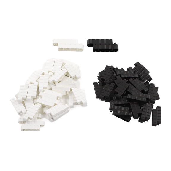 RC Car Barrier, 60pcs RC Car Barrier Black White RC Car Race Track Barriers Universal DIY Plastic RC Road Barrier for Remote Control Car, Remote Control Car for Drift Track