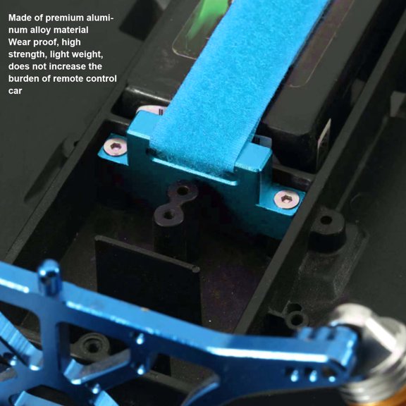 RC Car Battery Holder, Aluminum Alloy Plate With Strap, Fits <span Style="background:red"><span Style="background:red"></span></span> Slash 2WD Chassis