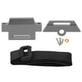 thumbnail image 1 of RC Car Battery Plate Aluminum Alloy Battery Holder Mount with Strap for Traxxas 1/10 Slash 2WD 5822 5822A Chassis Grey, 1 of 5