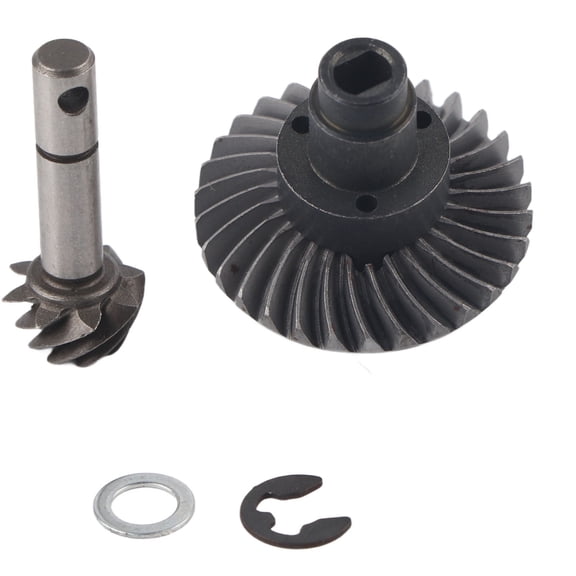 RC Car Bevel Gear,Stainless Steel Heavy Duty Bevel Gear Set 30T/8T for Axial AR44 RC Car Part Accessory
