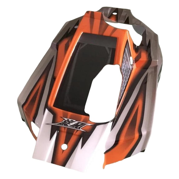 RC Car Body Shell Replacement Sturdy Durable High Toughness Handpainted PC Material for 1:8 Truck Accessories DIY Modified