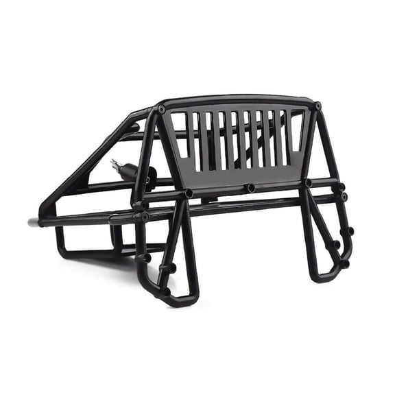 RC Car Cage for TRX-4, SCX10, SCX10 II, Redcat GEN 8 Scout II Black, Sturdy Nylon Durability