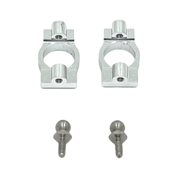 RC Car Caster Blocks C Hubs Seat Carrier Aluminum Alloy Sturdy Replacement for 1/24 Model Cars
