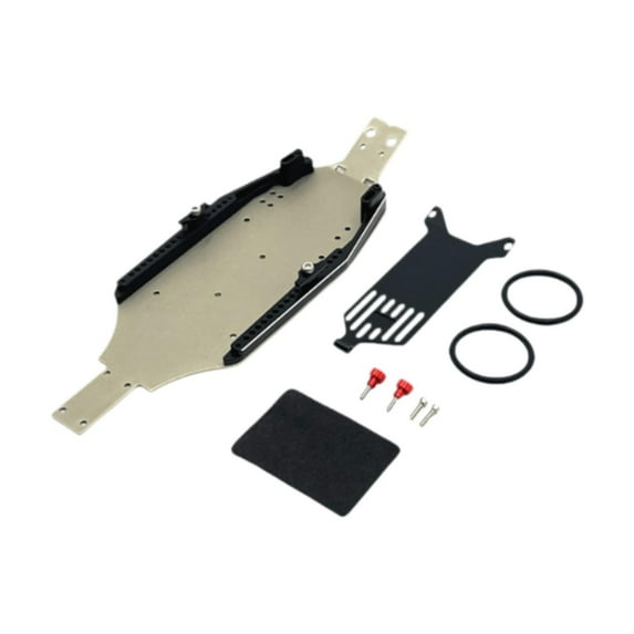 RC Car Chassis Kit Metal Board Aluminum Alloy Durable Design for Micro B Model 1/24 Scale Remote Control Cars