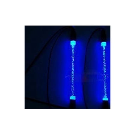 RC Car Chassis Light Strip Blue 132.7mm LED Tube COOL Racing Flash 1 Pair
