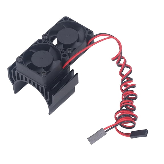 RC Car Cooling Fan RC Heat Sink High Velocity Fan Motor Fan Set Efficient and Cooling for 1/10 RC Car Waterproof