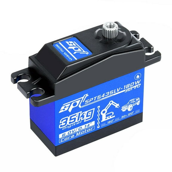 RC Car Digital Servo Gear SPT 35KG Large Torque Digital Servo 4.8V-6.0V for SCX10 TRX4
