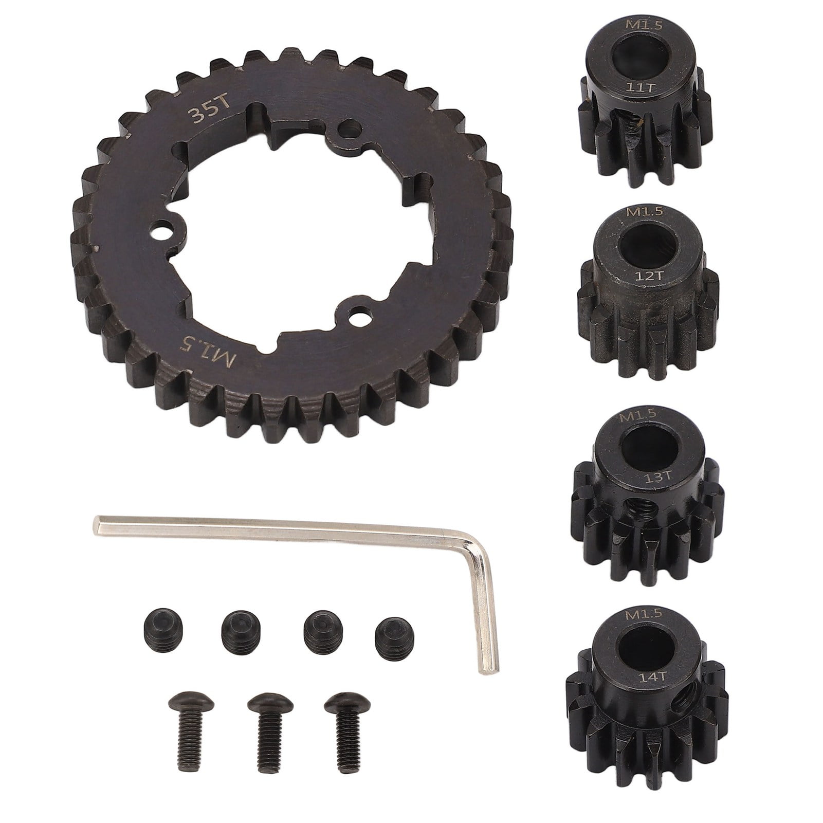RC Car Gear Set Steel 35T Spur Gear 11T?14T Motor Pinion Gear