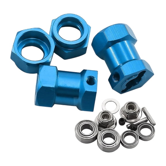 RC Car Hex Hub Adapter Aluminum Alloy Lightweight Conversion Kit for 110 Scale Crawler Car Model Upgrades