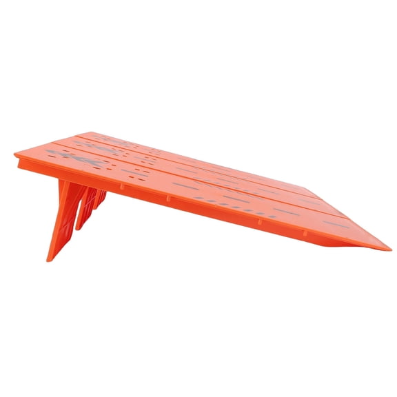 RC Car Jump Ramp Takeoff Board RC Stunt Playset for 1/12 1/14 1/16 1/18 1/24 Remote Control Car Black-orange