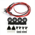 thumbnail image 1 of RC Car LED Roof Lamp Lights Bar for 1/18 1/24 RC Car Parts,4 LED, 1 of 6