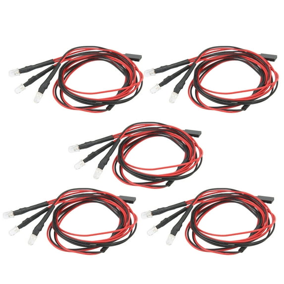 RC Car Light, 5Pcs RC Car Headlight Decoration For Remote Control Model Car