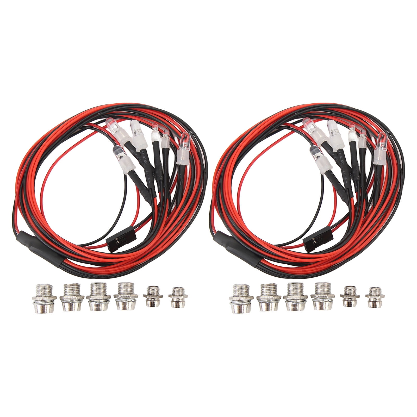 RC Car Light Kit Universal White Red Blue 6 LED RC Light for Hsp for