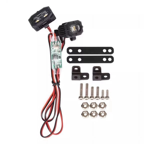 1 x RC Car Lights LED Spotlight Kit-Black
