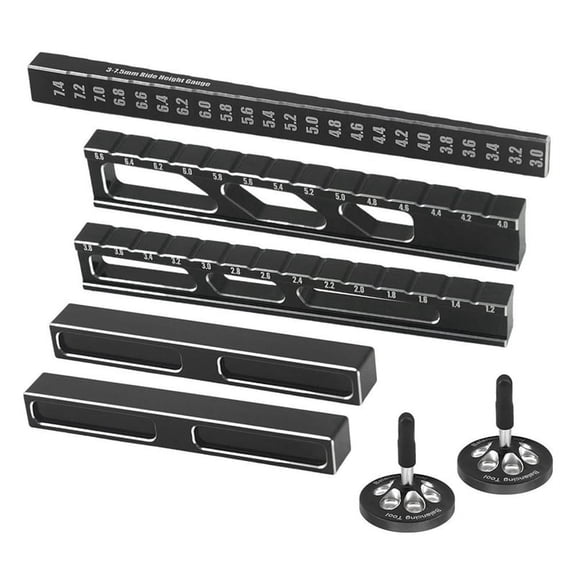 RC Car Measuring Tool RC Car Ride Height Gauge Measurement Universal Practical RC Chassis Droop Gauge for 1/10 Rc Car