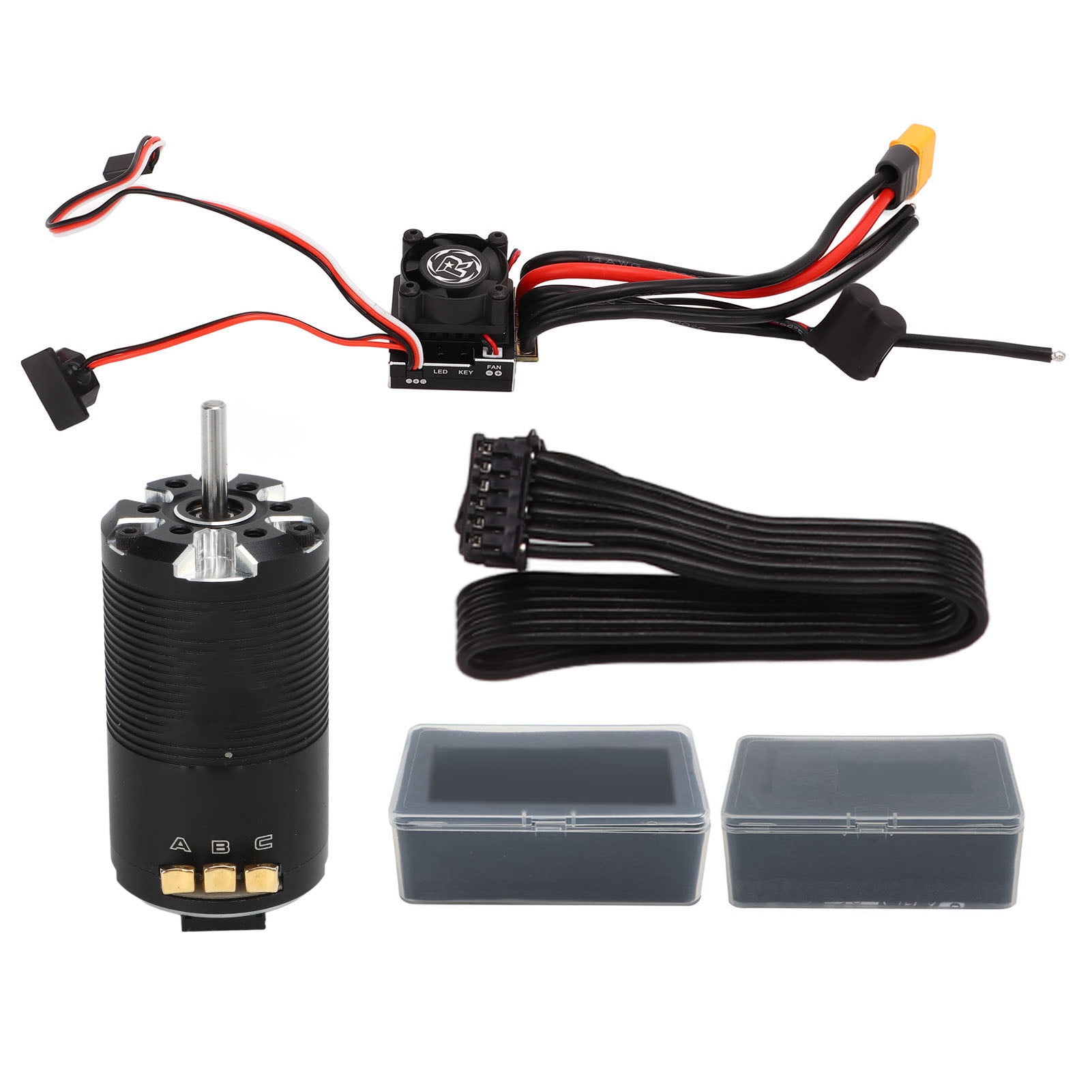 RC Car Motor ESC Set Upgrade Sensored Brushless Motor and ESC Combo Set