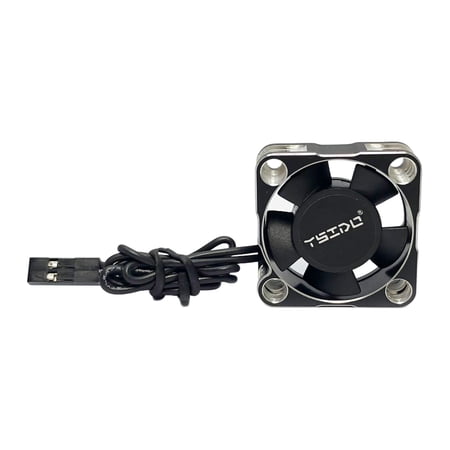 RC Car Motor Heat Sink Replacements High Performance Waterproof Brushless ESC Cooling Fan for 1/8 1/10 1/7 RC Model Car Replace 3010 27000RPM