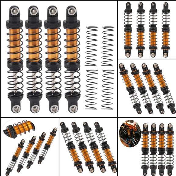 RC Car Oil Suspension, Metal Damper Struts, Enhance Performance, 70,120mm Options