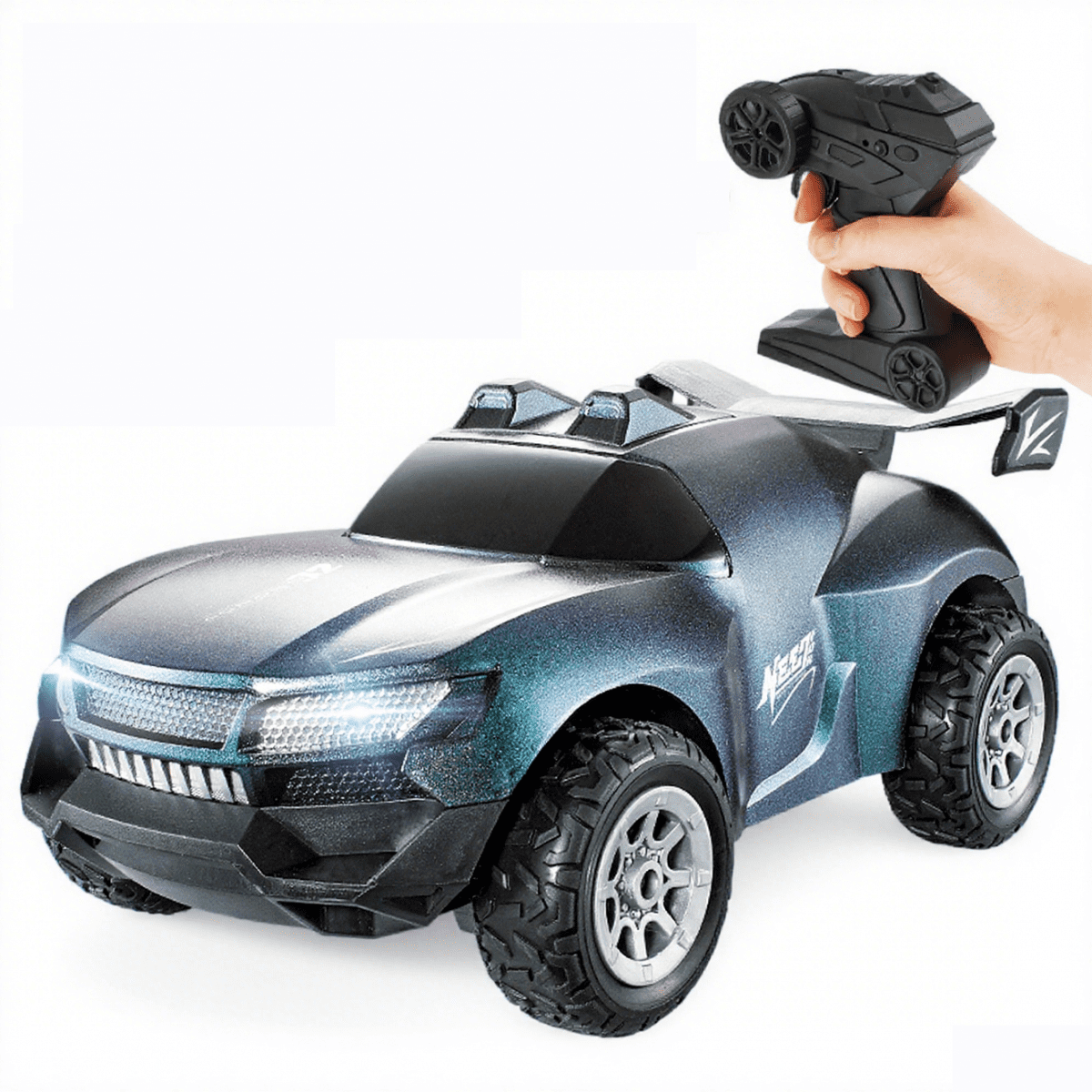 RC Car RC Truck for Adults, 2.4Ghz Remote Control Car Electric RC Drift Car with Adjustable High Speed for Kids Ages 3+ Christmas Birthday Gifts(Blue)