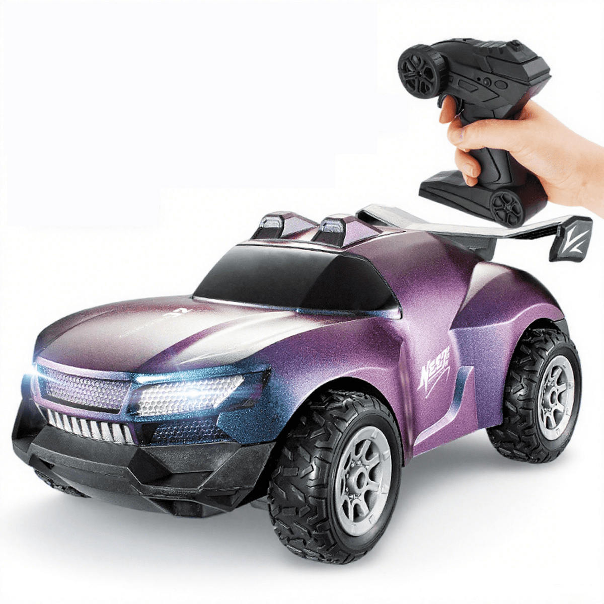 RC Car RC Truck for Adults, 2.4Ghz Remote Control Car Electric RC Drift Car with Adjustable High Speed for Kids Ages 3+ Christmas Birthday Gifts(Violet)