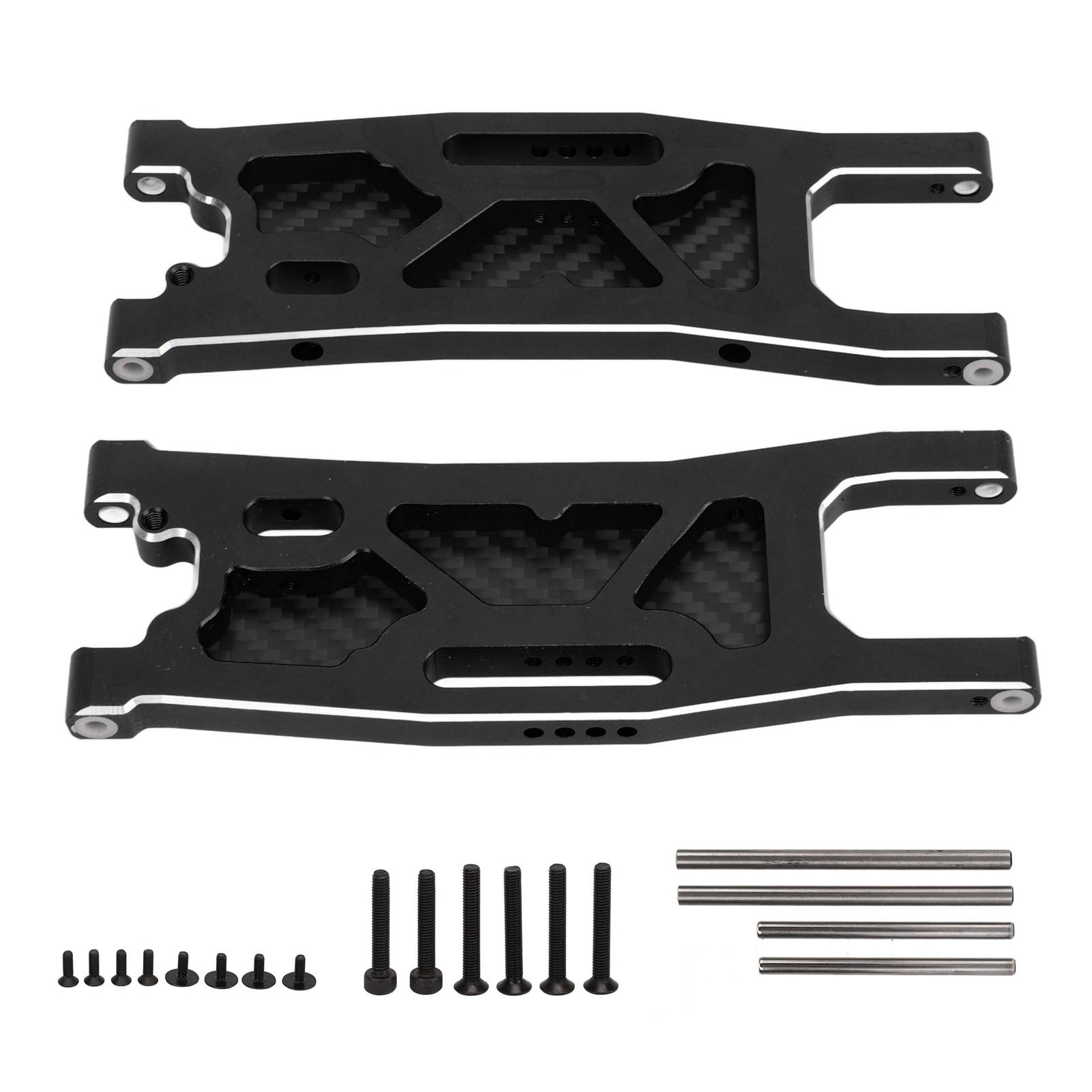 RC Car Rear Suspension Arm Aluminum Alloy Swing Arm Dustproof Carbon