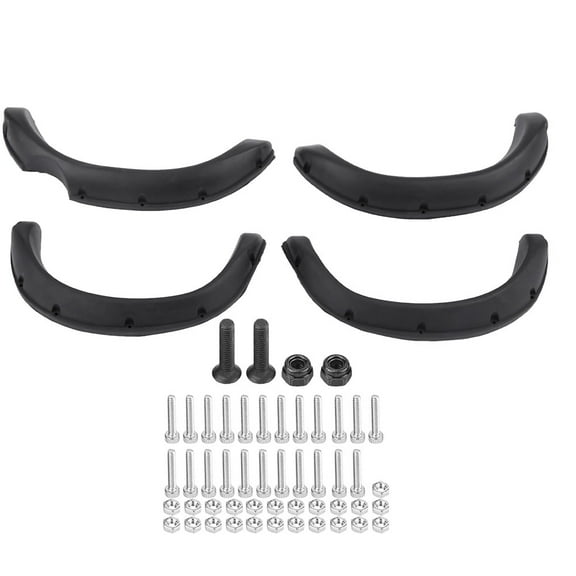 RC Car Rubber Wheels Fender Flares for Tamiya TF2 1/10 Scale Remote Control Crawler Iit Is A Complete Set That Contains Four Wheel Fender Flares