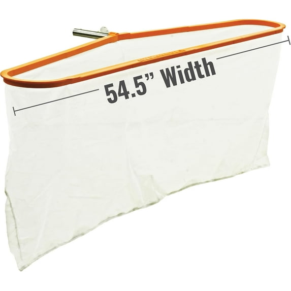 World Largest and Biggest Skimmer Pool Net 54.5” Wide x 10” Long with 45 or 90 Degree Mount by Massimo