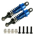 thumbnail image 1 of RC Car Shock Absorber, Metal Shock Damper RC Spring Shocks Absorber Upgrade Parts Fit for A949 A959 A969 A979 K929 1/18 RC Car - Dark Blue, 1 of 5