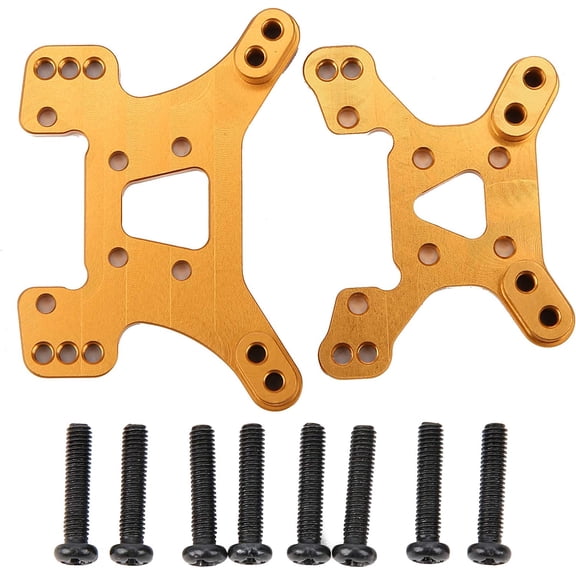 RC Car Shock Tower Mounts Front And Rear Aluminum Alloy Upgrade Replacement Parts For WLtoys 144001 1 14 Vehicles Gold