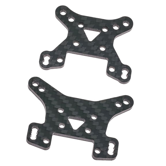 RC Car Shock Towers Carbon Fiber Shock Mount Kit Lightweight Stability for Relaro AM-X1 LY195 Model