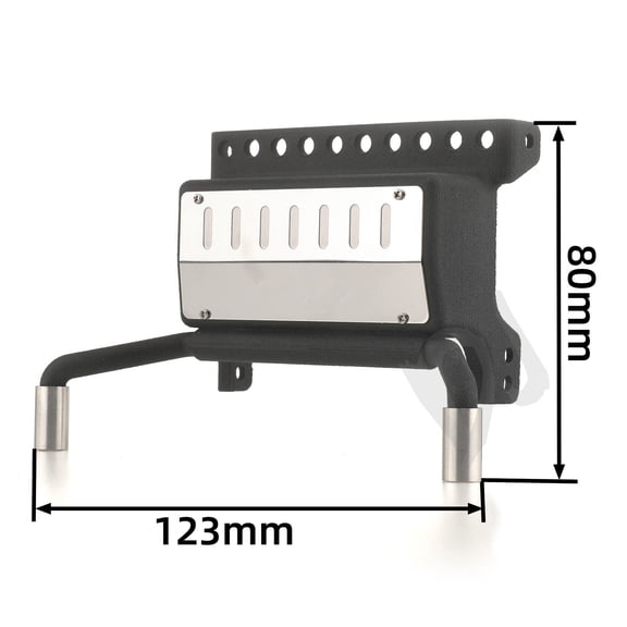 RC Car Stainless Steel Exhaust Pipe Set for TRX4 Bronco 2021, Enhance Simulation and Coolness