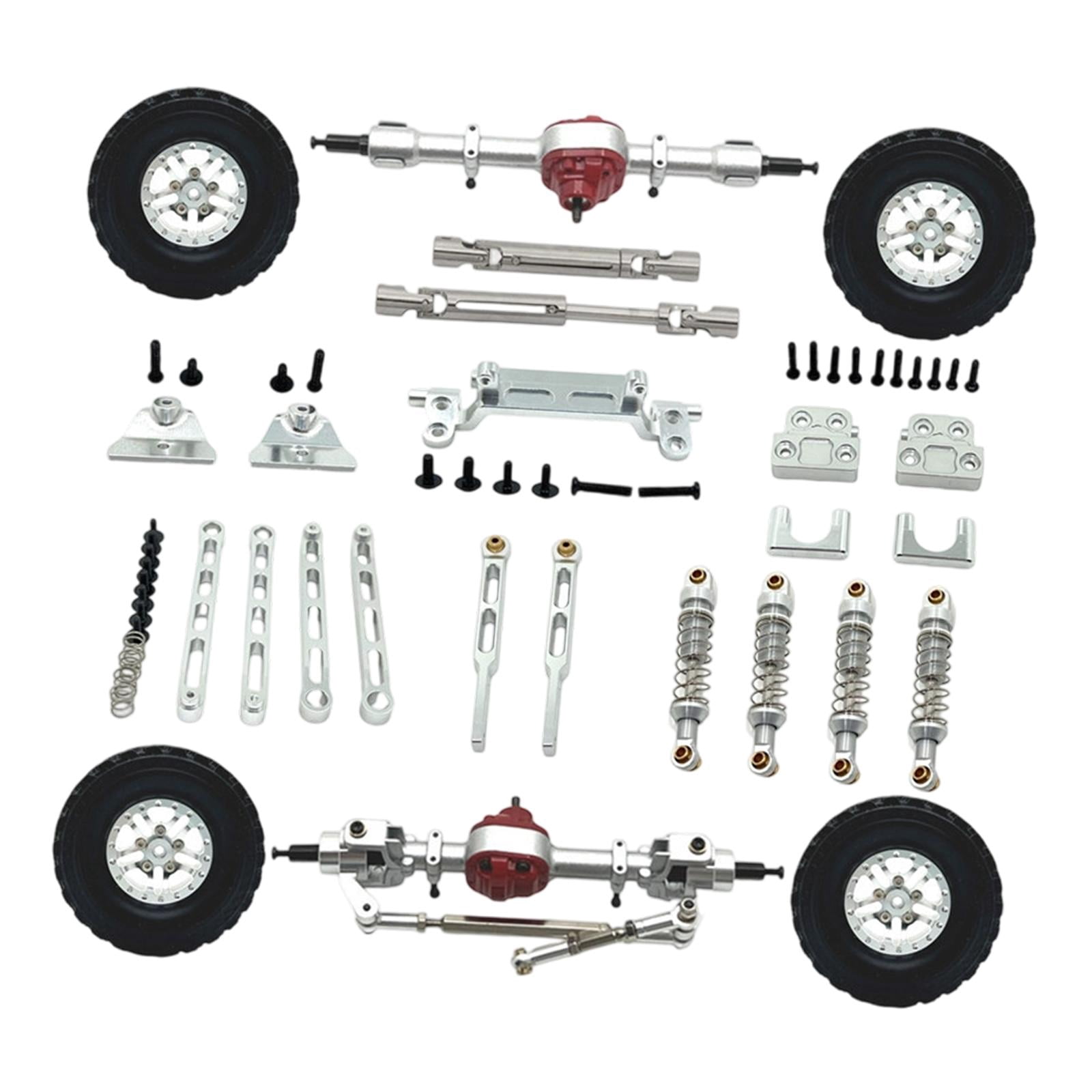RC Car Tires Axle Upgrade Metal Construction Kit for MN82S LC79 1:12 ...