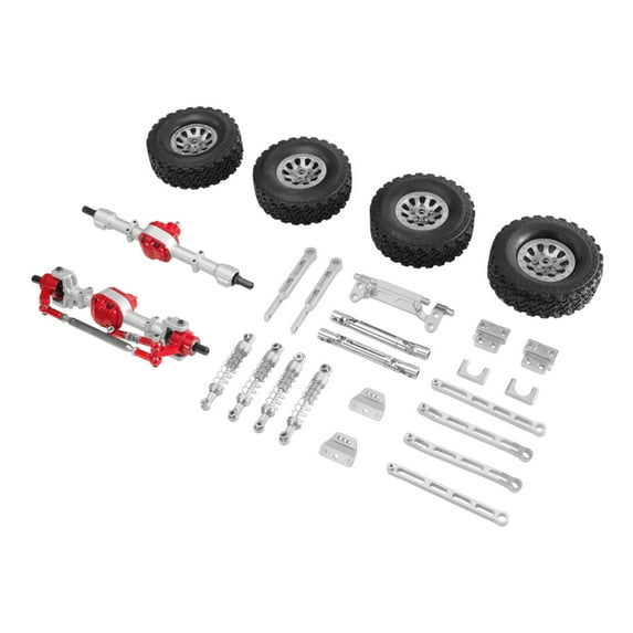 RC Car Tires Upgrade Kit Metal Parts Off Road Replacement for MN82 MN82S LC79 1:12 Remote Control Models