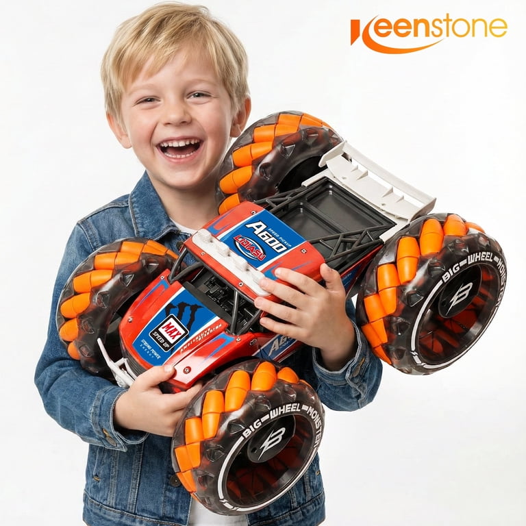 Keenstone 1:10 RC Car, High-Speed, Giant Wheel, Gradient Lights
