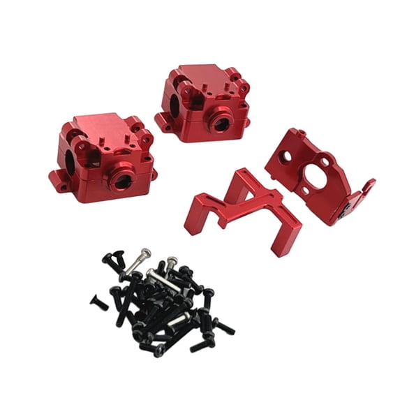 RC Car Upgrades Parts Accessory Gearbox Shell Cover RC Car Metal Parts for Wltoys 1:28 284161 284010 284131 P929 P939 RC Car Red