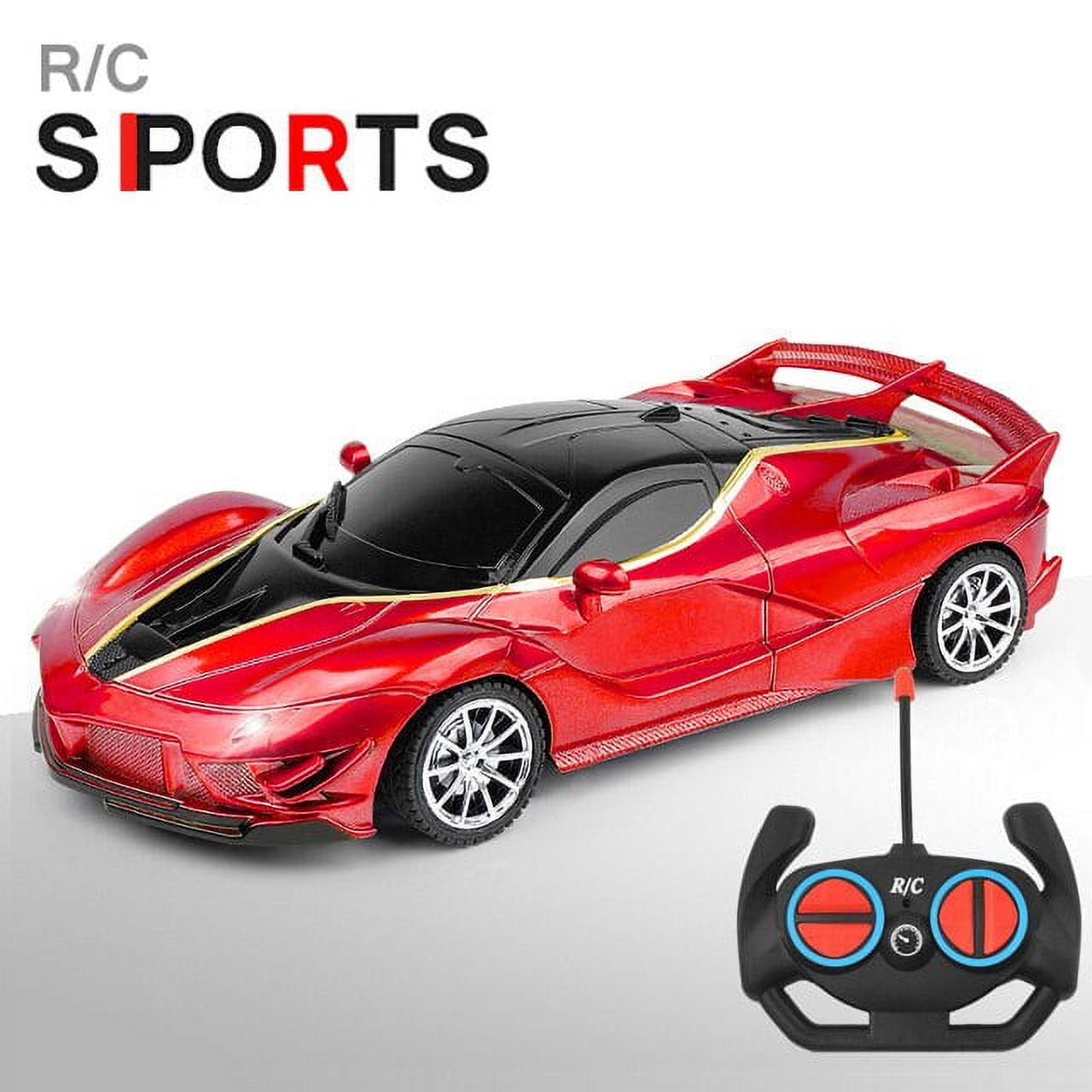 RC Car With Led Light 2.4G Remote Control Sports Cars Radio Drift