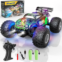 Comprar TEMI RC Cars -1:16 Scale Remote Control Car, 4WD High Speed 40 Km/h  All Terrains Electric Vehicle Off Road Monster Truck with Two Rechargeable  Batteries for Boys Kids and Adults en