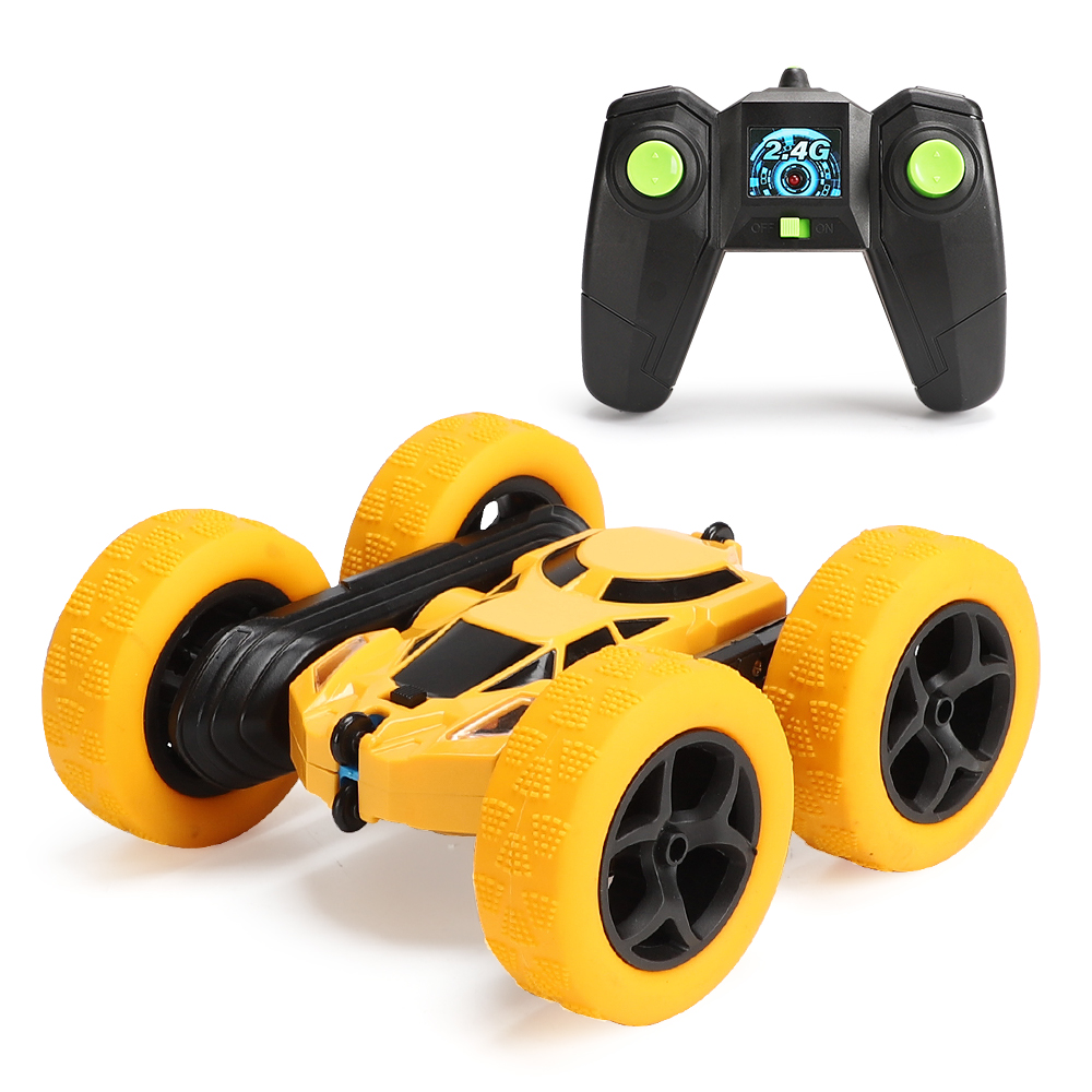 Dammyty Remote Control RC Stunt Car Toy Rotating Racing Car 360° Flip