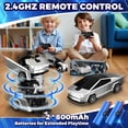 thumbnail image 1 of RC Cars Transform Cyber Pickup Truck Cars Robot Toy for Kids, 2.4GHz Remote Control Car with One-Button Deformation 360° Rotation LED Lights Christmas Birthday Gifts for Boys Age 4-7-8-1（1:18 Scale）2, 1 of 12