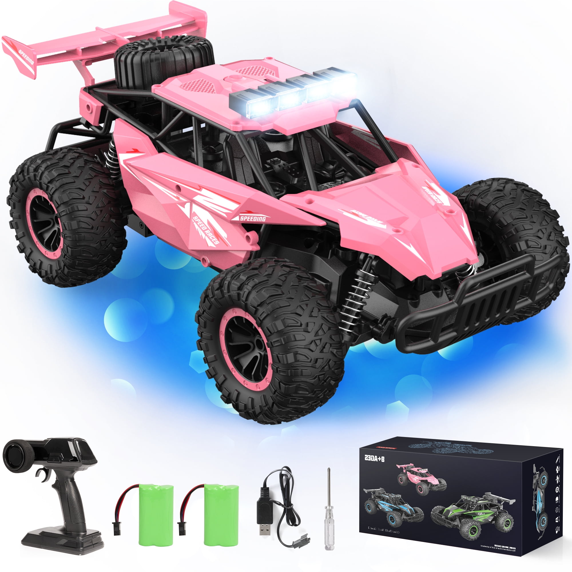 RC Cars for Girls,Pink Remote Control Cars 116 Scale All Terrain