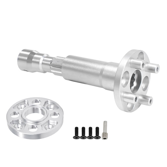 RC Center Drive Shaft Planetary Gearbox 7075 Aluminum Plastic Axles, Silver Color for Traxxas UDR 1/7 APPLAYERR Spare Part