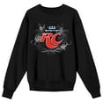 thumbnail image 1 of RC Cola Royal Logo Women's Black Sweatshirt-3XL, 1 of 3