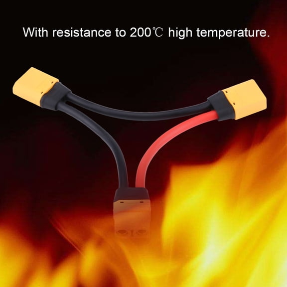 RC Connector Wire, XT90 Male To Female, Compact Lightweight, Reliable Power Supply For RC <span Style="background:red"></span> ESCs