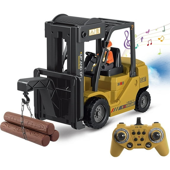 Wiher RC Truck, Remote Control Crane Forklift Toy, Full Function, Spray ...