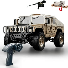 RC Crawler 1/10 4WD Off-Road Truck, Remote Control Car with LED Lights, Removable Doors, Rechargeable Battery, RTR Hobby Simulation Vehicle, Gifts for Enthusiasts