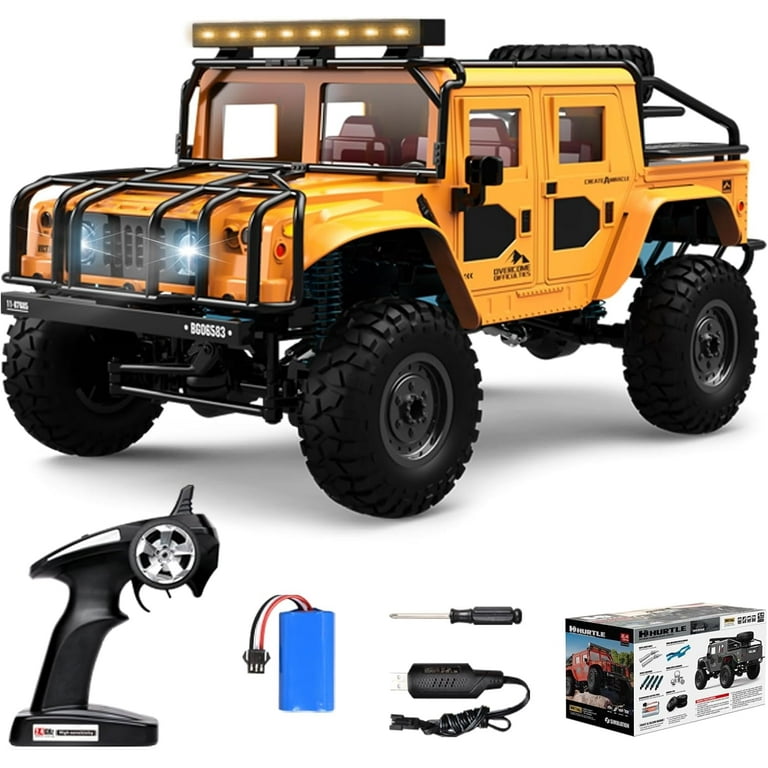 RC Crawler 1/12 Scale RC Rock Crawler, Hummer Remote Control Buggy