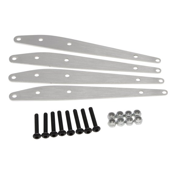 RC Crawler Armor Kit Stainless Steel Chassis and Axle Guards for Axial RBX10 Ryft, Durable Rustproof