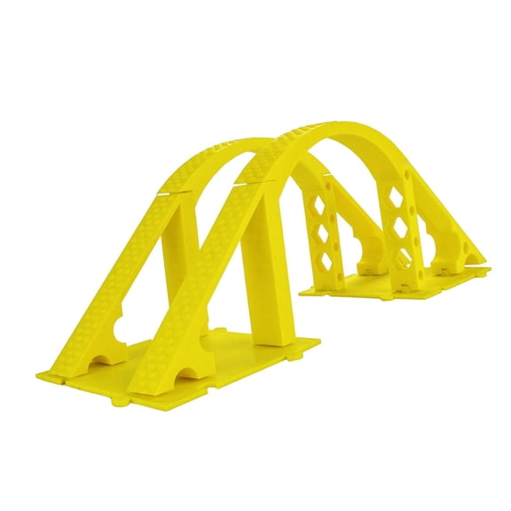 RC Crawler Bridge Simulation Steep Slope Roadblock Durable PP Material for 1/24 1/18 RC Cars Track Scene