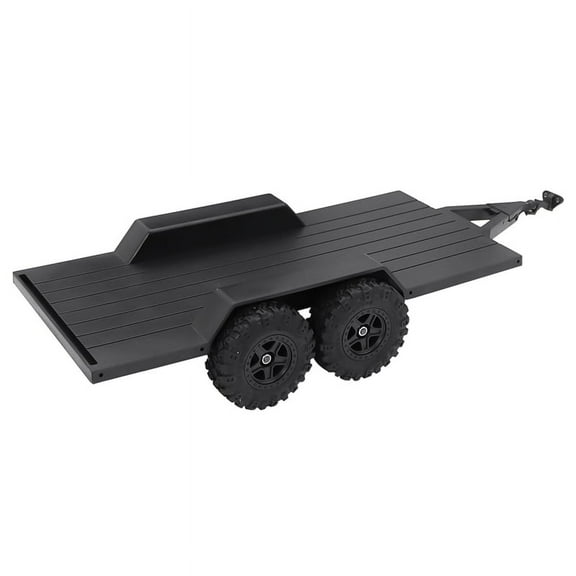 RC Crawler Utility Trailer with Hitch for 1/18 RC Crawler Car TRX4M Upgrade Parts