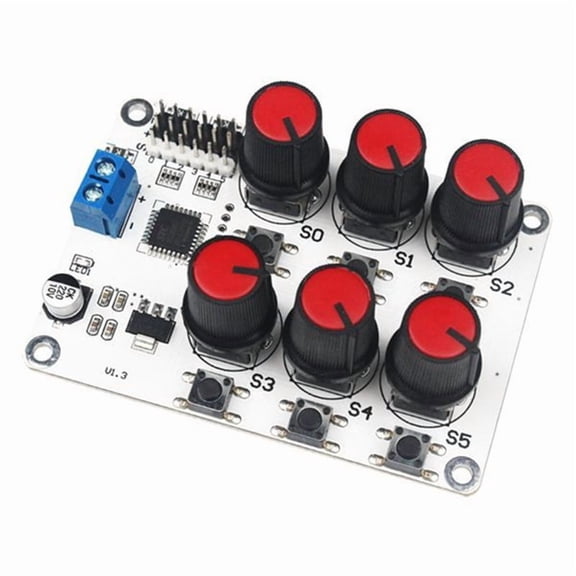 RC Digital Servo Tester 6 Channels Motor Servo Controller Centering Tool for RC Car Airplane Robots Tester Plate Tool